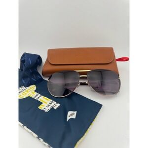Fossil Sunglasses FOS 2084/S 03YG Light‎ Gold Aviator Eyeglasses Frames